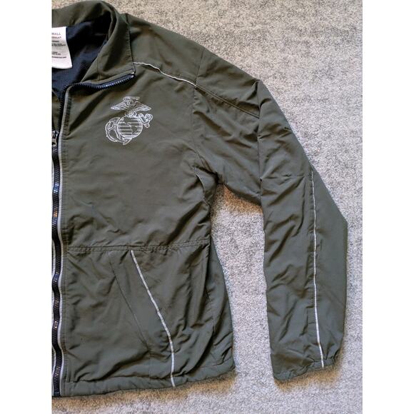 New Balance USMC MARINES OFFICIAL PT Running Suit Jacket OD Green USA - SMALL - Picture 7 of 16